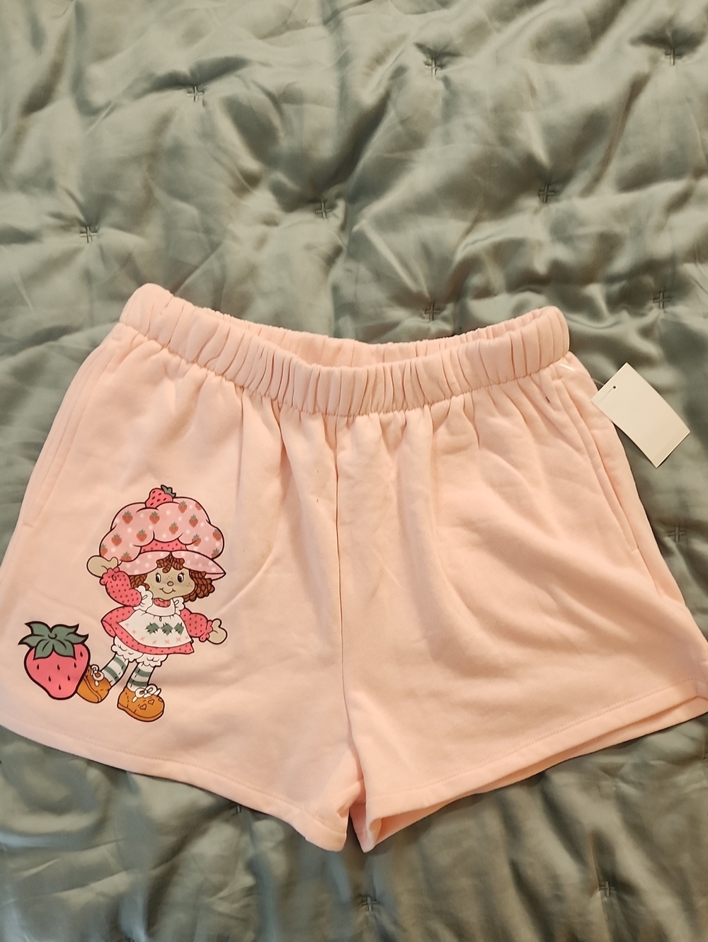 Pink Strawberry Shortcake Graphic Women's Shorts
